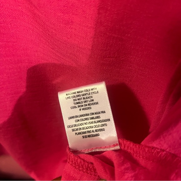 Good Days Only Sleeveless Pink Blouse Top - Picture 6 of 8